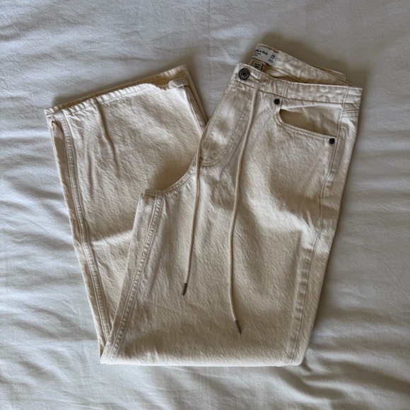 Abercrombie & Fitch Denim - Abercrombie the ultra loose low rise curve love jeans